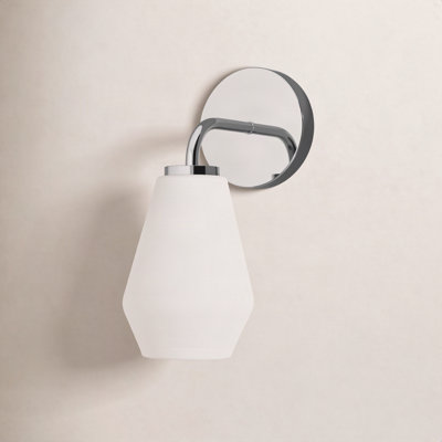 Carice Single Frosted Bath Sconce