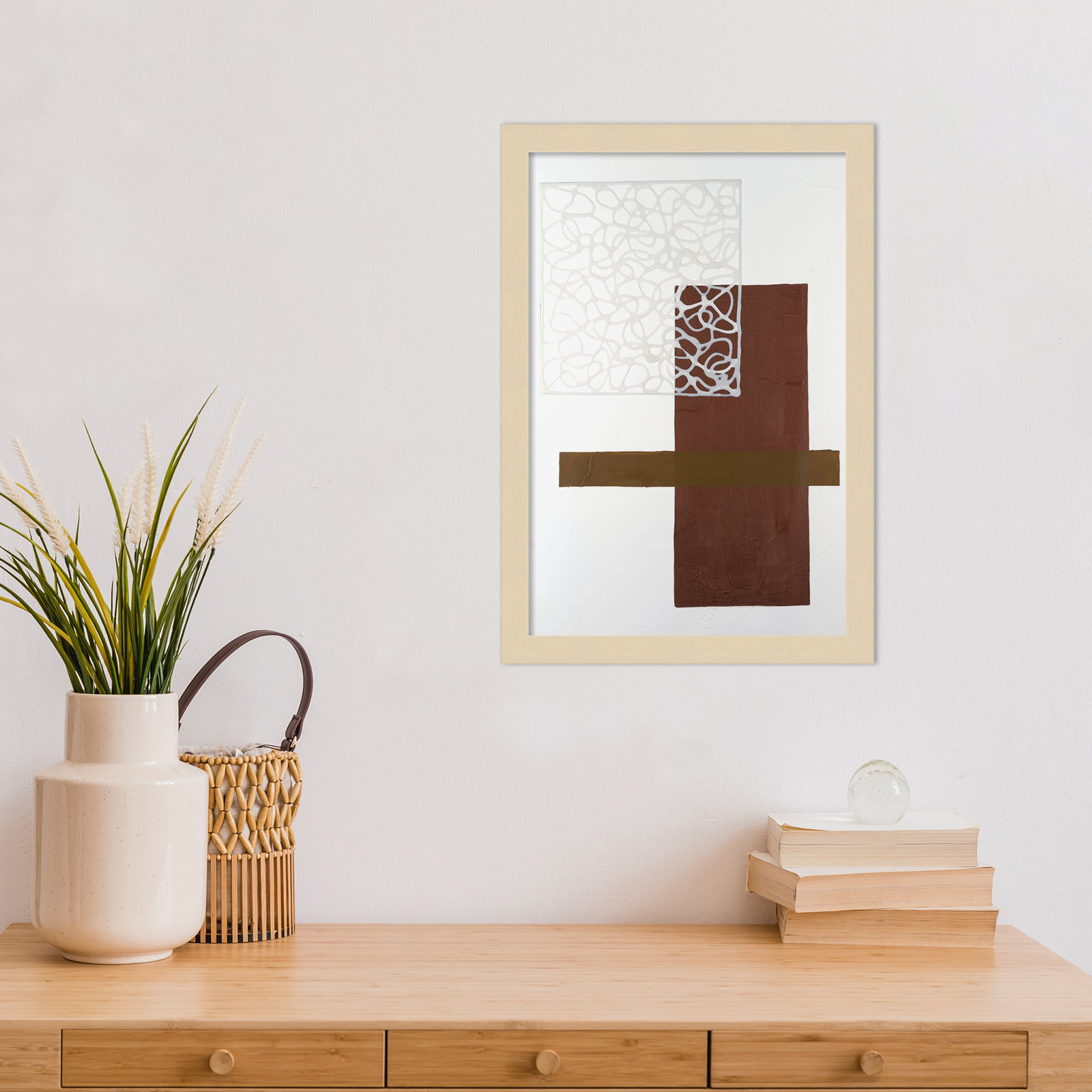 Nooks and Crannies No. 4 Print, Brown, 17" H x 12" W