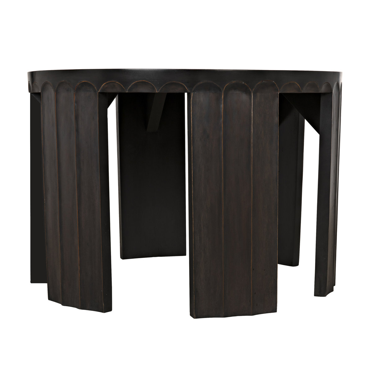Noir Fluted End Table - Thumbnail 4