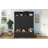 76.7''H Farmhouse Hall Tree with Bench and Cabinet-1494737132