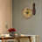 Jahkye Wall-Mounted Vintage Double-sided Round Wall Clock