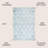 Mashawna Blocks Modern Geometric Light Blue/White Rug-1097485511