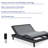 Massaging Zero Gravity Adjustable Bed with Wireless Remote-1802509187