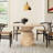 Kashida Round Solid Wood Dining Table-2080196870