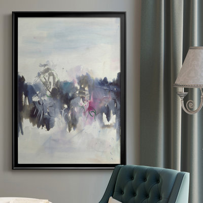 Oiseaux II, toile encadrée de qualité supérieure, prête à être accrochée