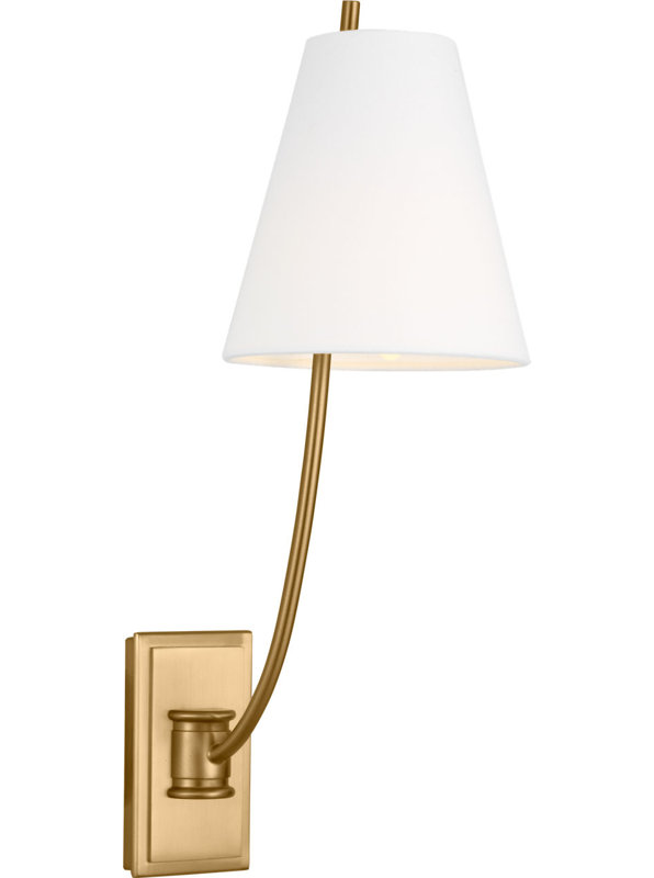 Reyes Wall Sconce, Burnished Brass