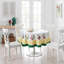 French Garden 100% Cotton Round Tablecloth
