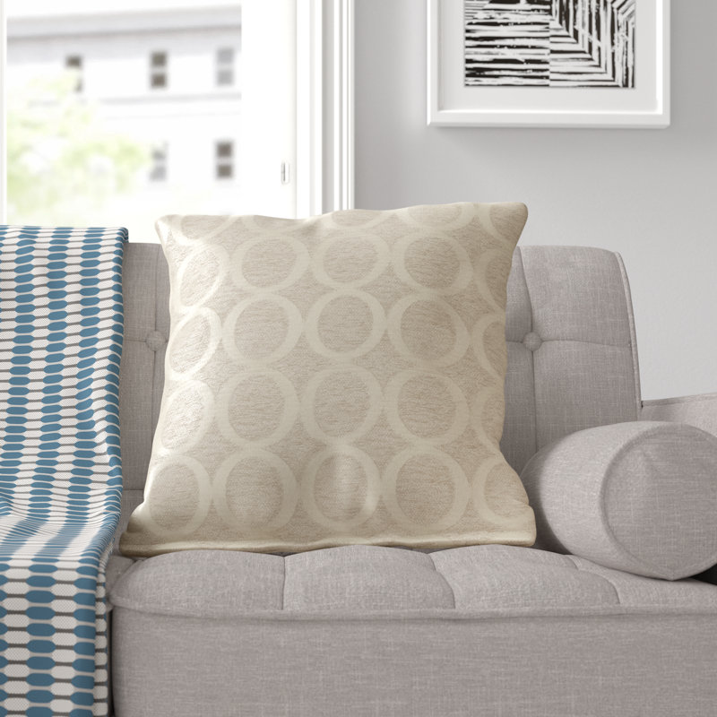 Broward Oh Cushion Cover, 45 x 45cm, Cream, Cushion Cover Only - No Insert