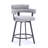 Full Back Upholstered Metal Stool-238596641-238596643