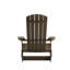 Chaise Adirondack à 2 lattes en bois de polyuréthane et en acier inoxydable Bayfield-88681499