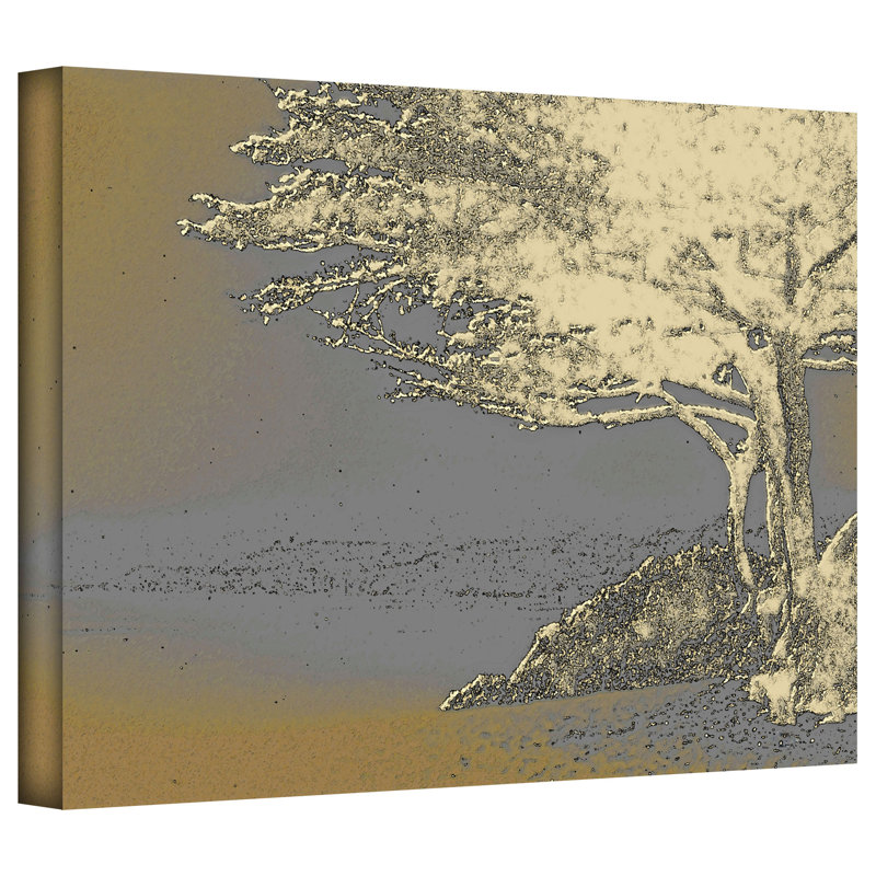 " Tree On Beach ", 24" H x 32" W