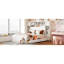 Grand lit confortable avec de nombreuses options de rangement - armoire, tablette et prise pour une chambre à coucher confortable-121116425-121116427