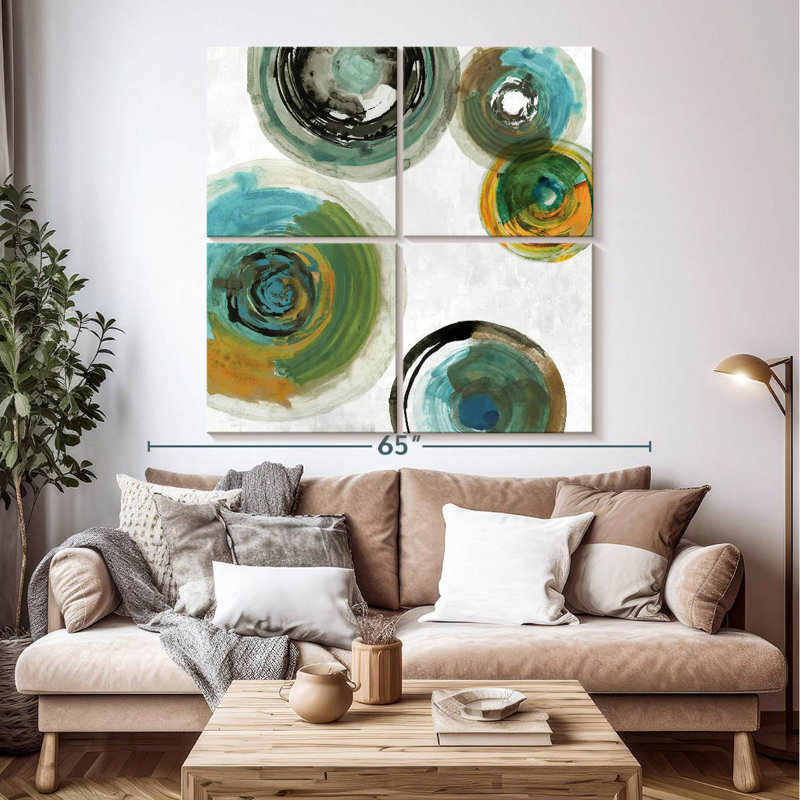 Spirals II, 50" H x 50" W