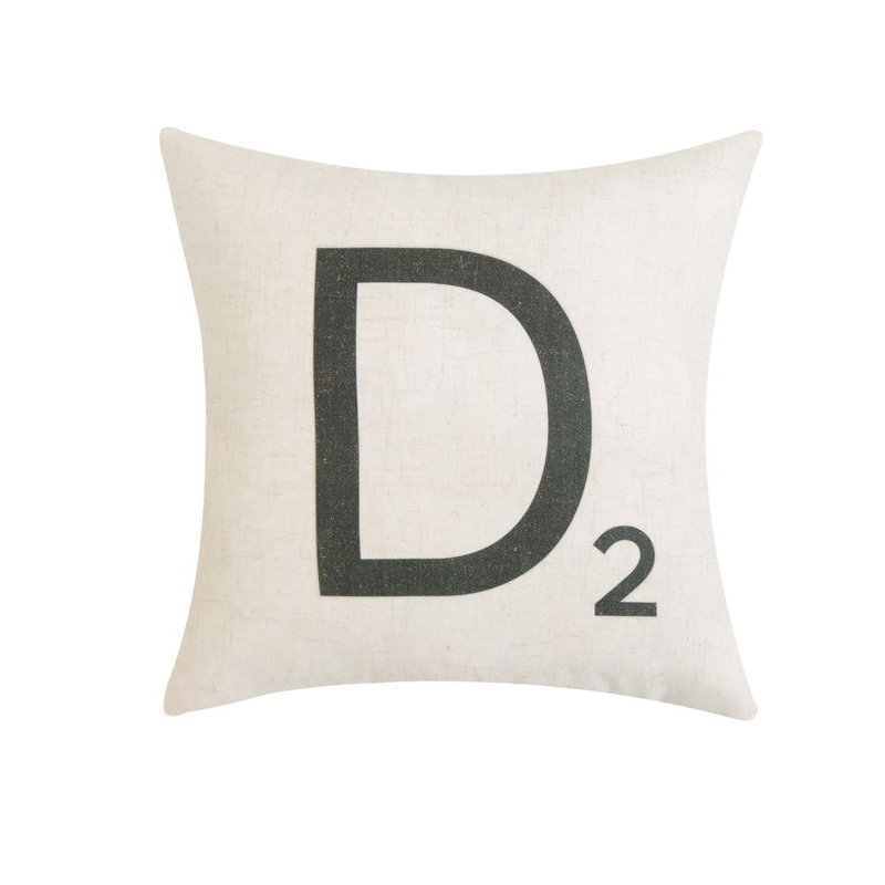 Kort Cotton Blend Throw Pillow, Polyester/Polyfill