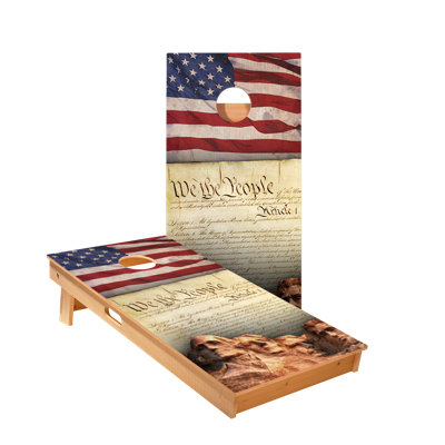We The People Star Cornhole Boards