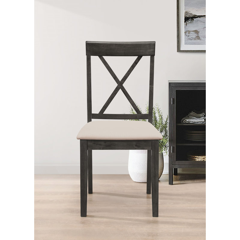 Gareth 14.8'' H Upholstered Side Chair, Taupe