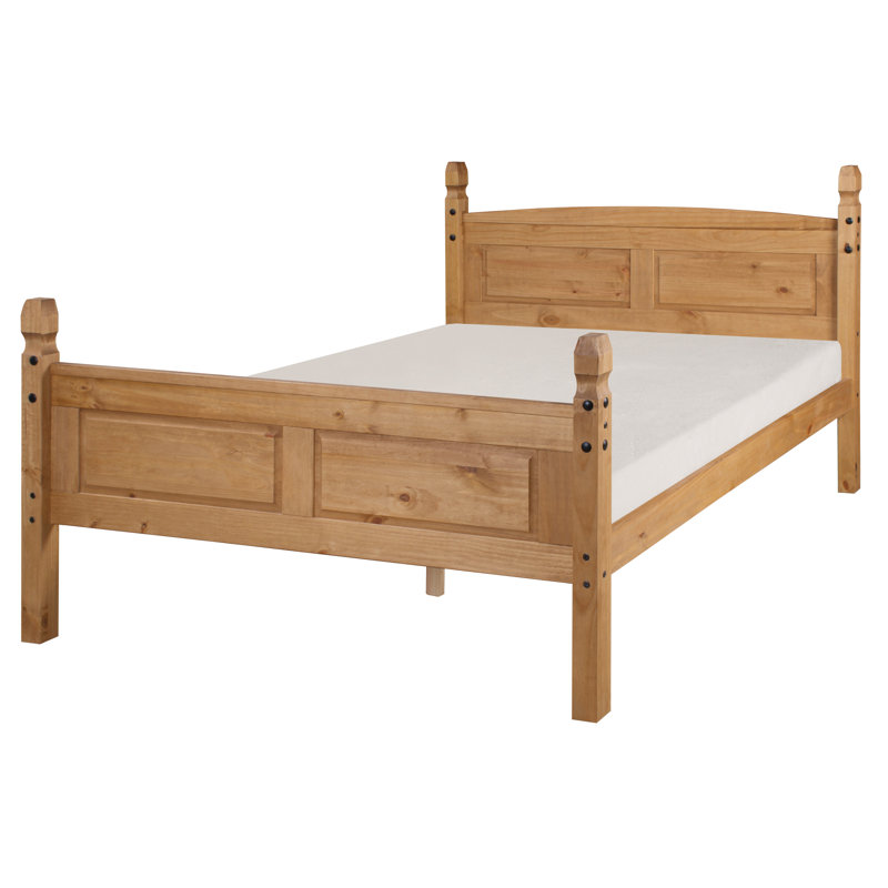 Bridewell Solid Wood Bed, King (5'), Antique Wax