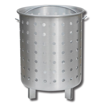 King Kooker Aluminum Punched Basket with feet for use with 29 Qt. and 30 Qt. King Kooker Turkey Pots