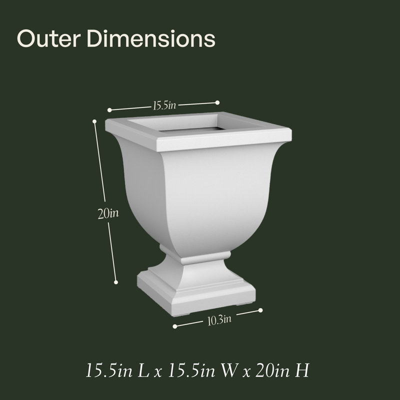 Danetra Pot Planter, Black
