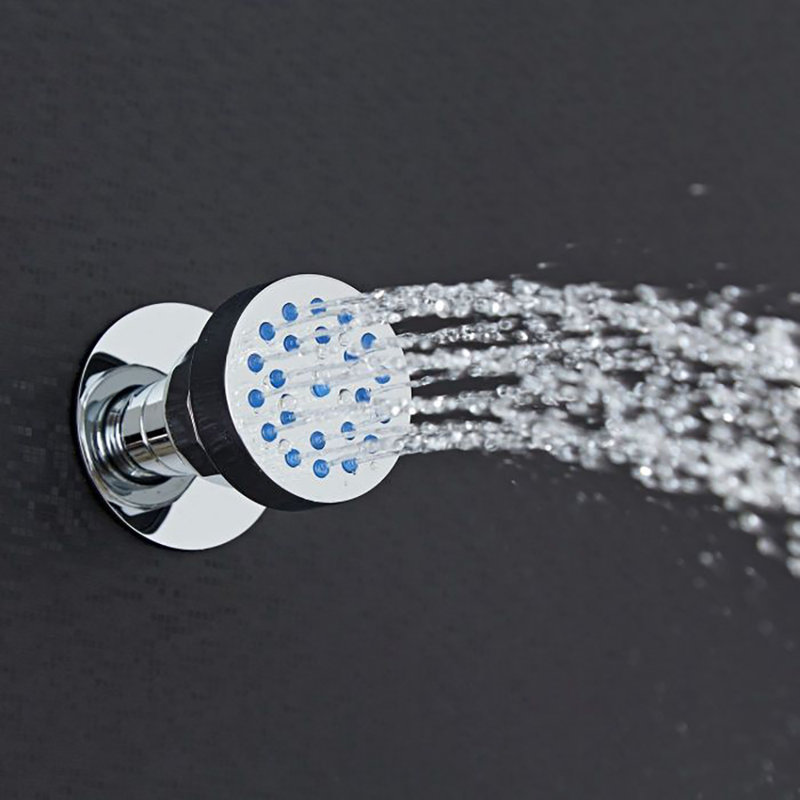 Drain de douche mural rectangulaire en acier inoxydable avec grille et filtre anti-colmatage