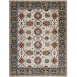 Mahal Hand Knotted Wool Area Rug