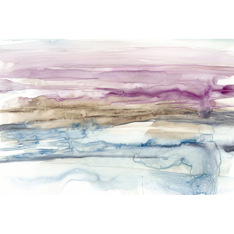 Umber And Fuchsia Vista II by Jennifer Goldberger - Wrapped Canvas Painting, 30cm H x 46cm W x 3.8cm D