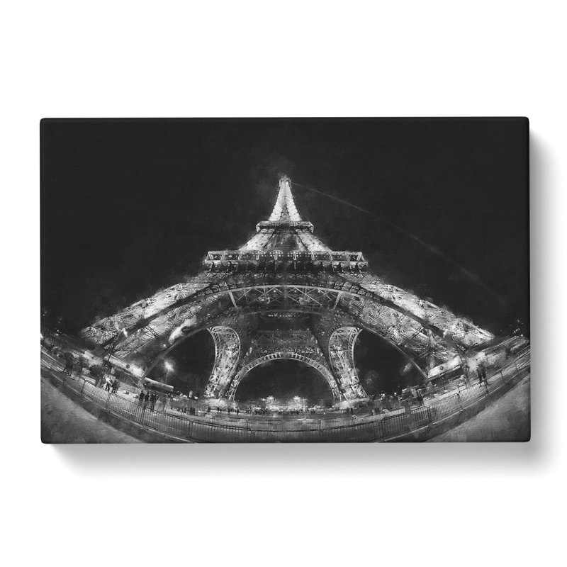 Eiffel Tower Vol.5 - Wrapped Canvas Print, 40cm H x 60cm W x 3cm D