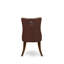 Chaise Dallas avec pieds espresso DAPEF26-652452068