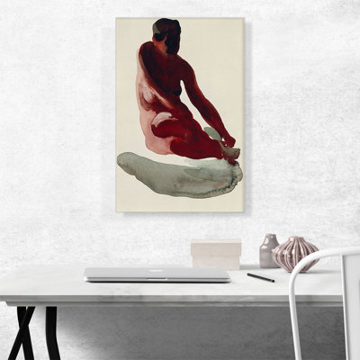 «Nude Series 1917» par Georgia O-Keeffe, reproduction d'art sur toile tendue