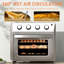 HOMCOM 24L Air Fryer Oven
