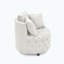 Chaise pivotante rembourrée et capitonnée en velours-951953032