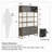 71.94" H x 47.63" W Steel Standard Bookcase