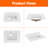 30" W  Quartz Vanity Top With Undermount Sink & Backsplash