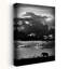 «Dramatic Elephant Silhouette Dramatic Peaceful Serene Elephant Landscape Nature», reproduction d'art murale-142420266