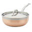 Poêle essentielle recouverte de cuivre Hestan avec poignée-125996423
