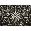 Tapis oriental abstrait à motif de teinture végétale noué à la main 4 x 6