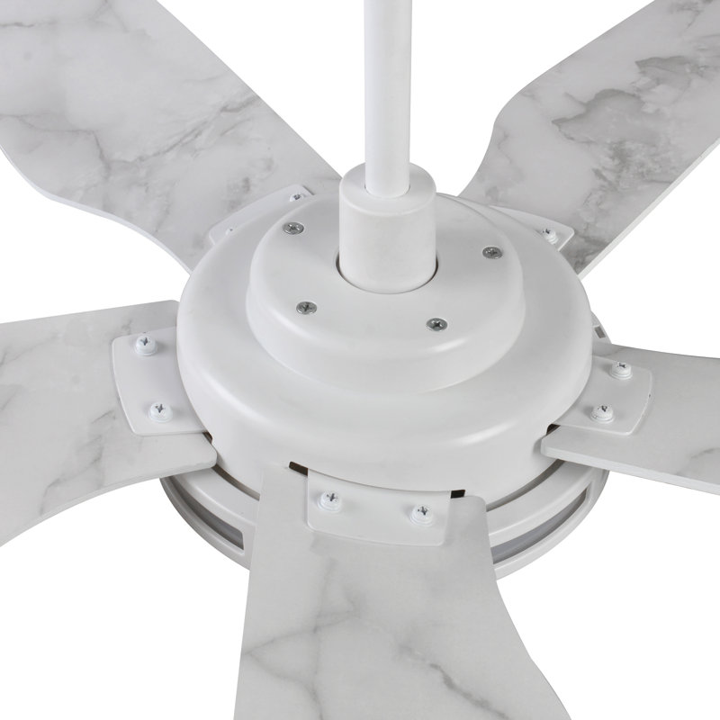 Ventilateur de plafond intelligent à 52 pales 52 po avec télécommande DEL, ensemble d'éclairage inclus