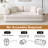 No Assembly Compression Sofa with Pillow-to-Blanket, Enhanced frame stability,Convertible Foldable Couch in Box for Small Apartment, Dorm, Studio-738625728