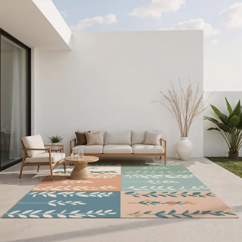 Tapis intérieur et extérieur Cedar Whisper, Rectangle 1 pi 6 po x 2 pi 6 po