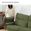 Coussin en chenille vert-2010833398-2010833399