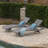 Outdoor Wicker Chaise Lounge With Adjustable Backrest-1769485128