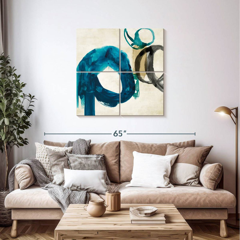 Avery Blue Ring I, 38'' H x 38'' W