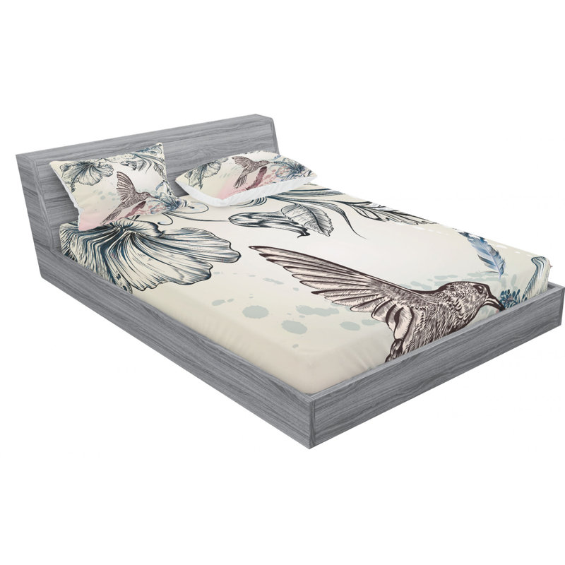 Microfiber Sheet Set, Full Sheet Set with Fitted Sheet