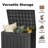 30 Gallon Outdoor Resin Deck Box