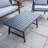 Kos Modern Grey Wicker Rope and Metal Garden Sofa Set with Cushions