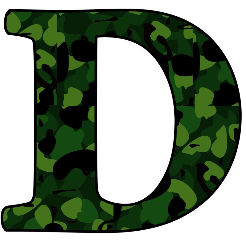 Décalcomanie murale camoflauge militaire, D
