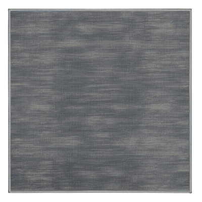 Machine Washable Solid Gray Area Rug