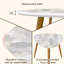Ensemble de 2 tables basses gigognes Triangle