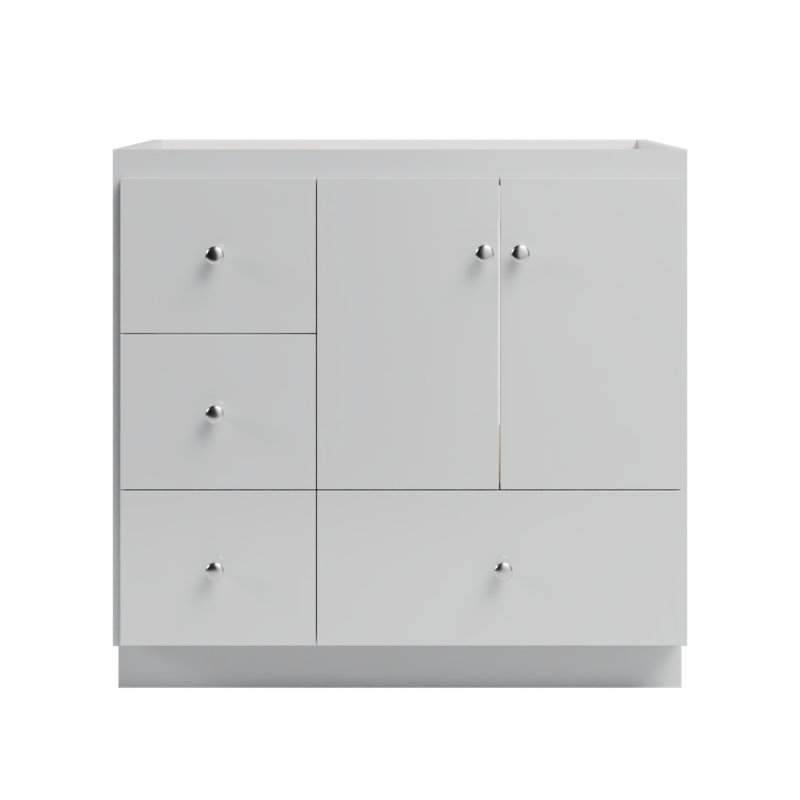 Armoire de meuble-lavabo sans comptoir l 36 po x P 21 po x H 34,5 po Dewy Morning, Dewy Morning