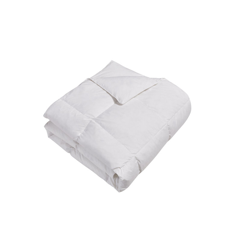 Twin White Cotton Down Feather Bedspread